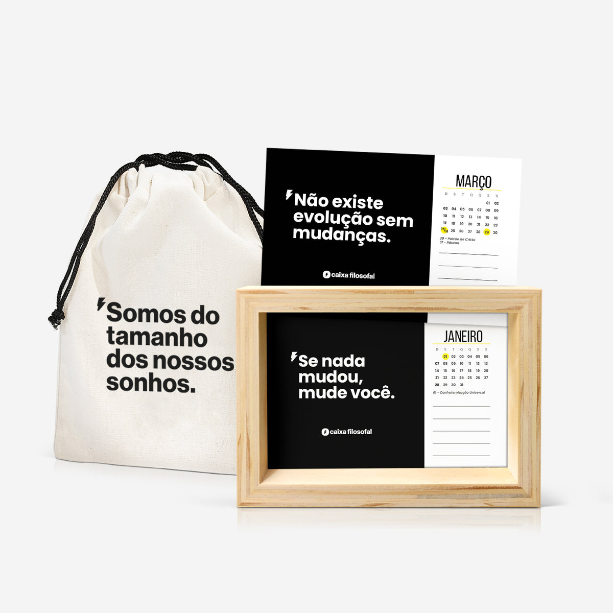 Kit Calendário Filosofal