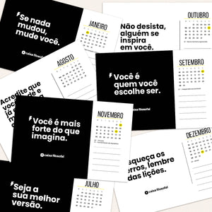 Calendário 2025 - Energia Diária